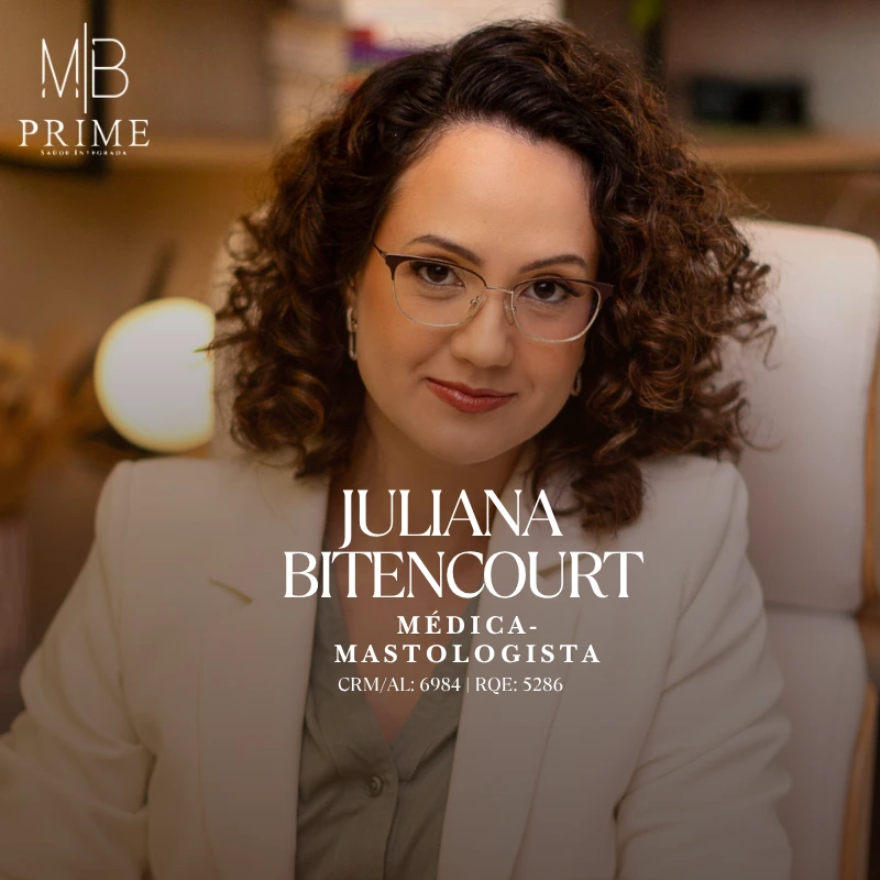 Dra. Juliana Bitencourt — Médica · Mastologista — CRM/AL 6984 · RQE 5286